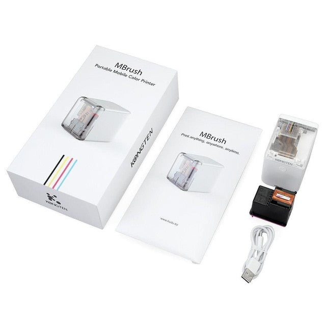 MBrush Mobile Color Printerハンディープリンター MBrush® Portable Cube Printer